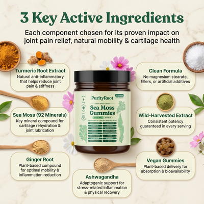 PurityRoot™ Sea Moss 16-In-1 Gummies